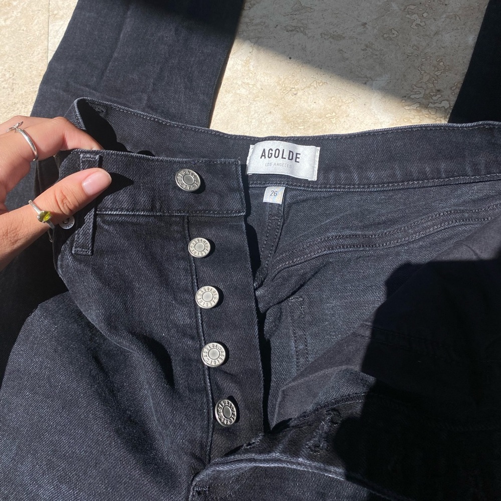 Black Agolde Denim Jeans